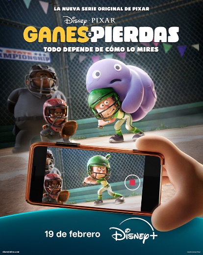 YA ESTÁN DISPONIBLES EL TRÁILER Y POSTERS DE GANES O PIERDAS, LA NUEVA SERIE DE PIXAR ANIMATION STUDIOS QUE ESTRENA EL 19 DE FEBRERO EN DISNEY+