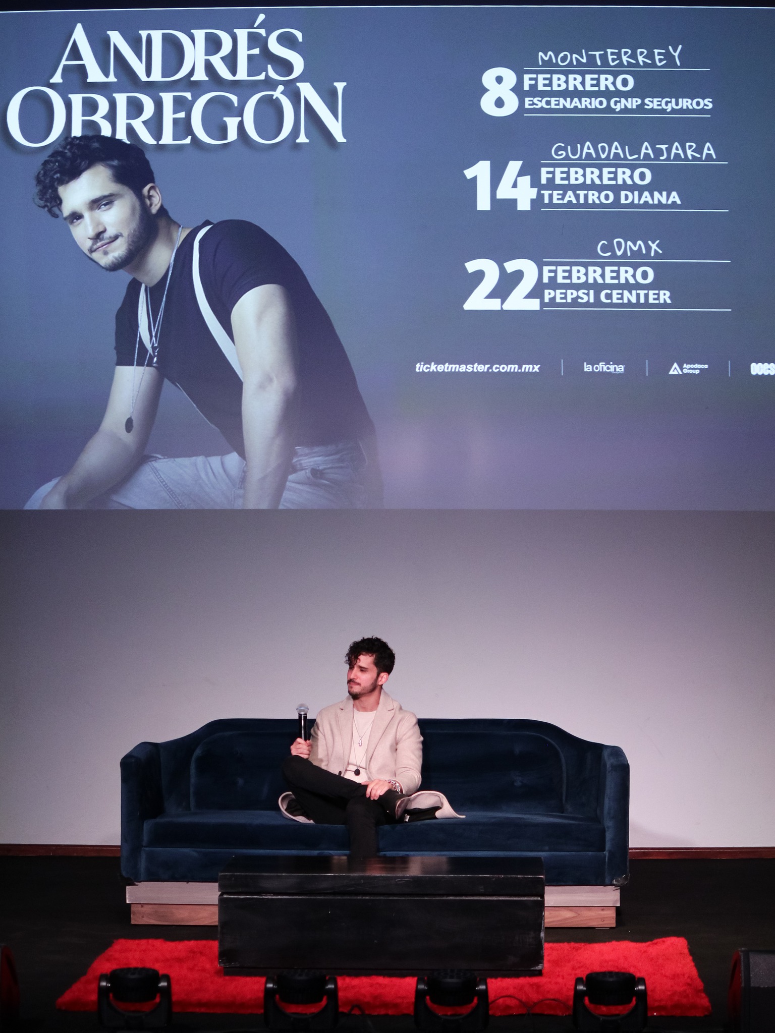 Andrés Obregón cierra su gira con tres grandes conciertos en México