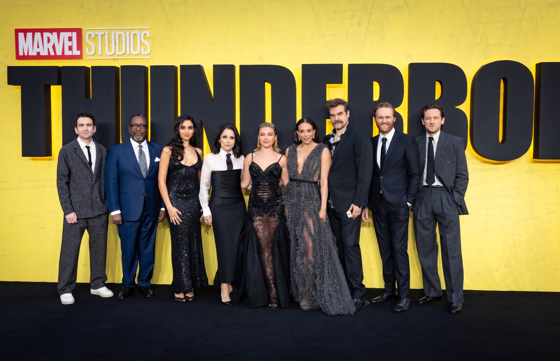 Elenco y Realizadores de Thunderbolts de Marvel Studios Brillan en la Premiere Europea