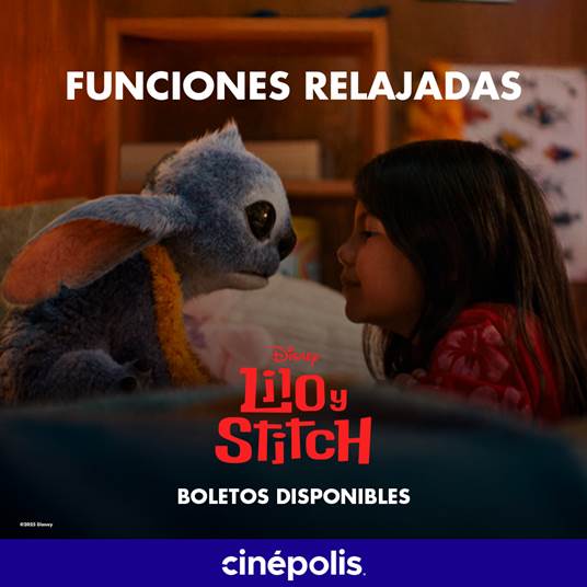 ¡Funciones Relajadas de Lilo y Stitch en Cinépolis! 🎬