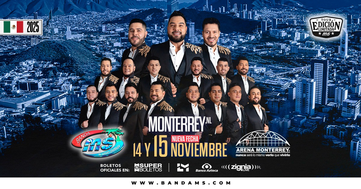 BANDA MS anuncia nuevas fechas en Monterrey y CDMX