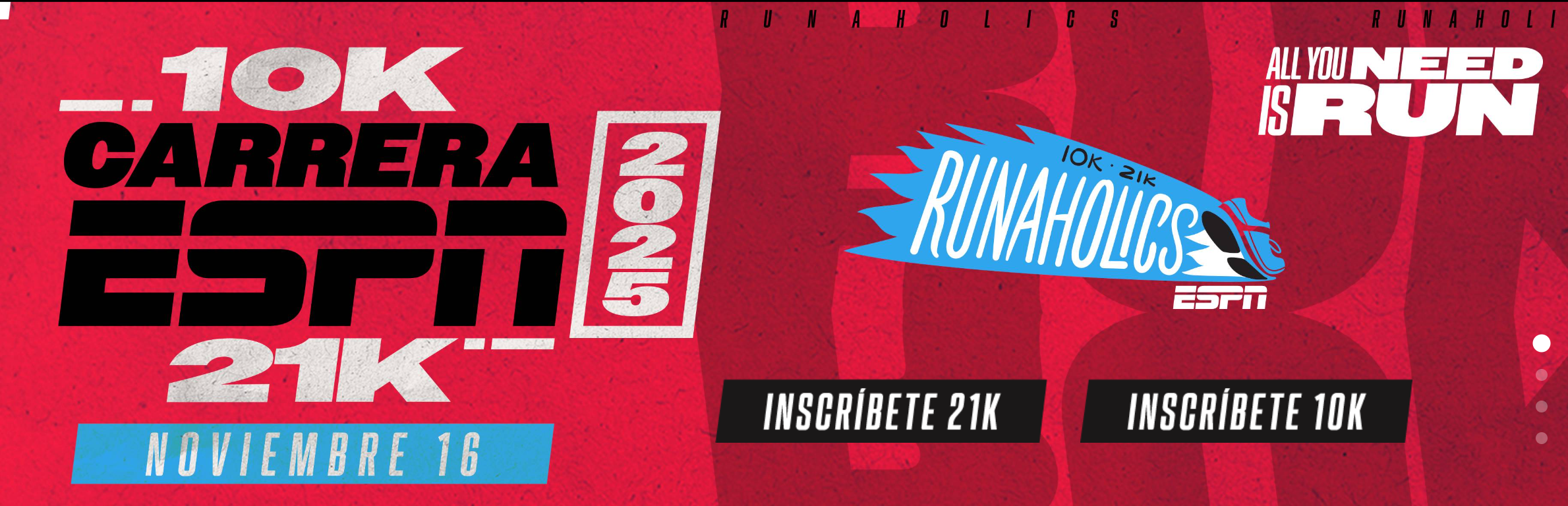 RUNAHOLICS 2025 regresa a la Ciudad de México con ESPN