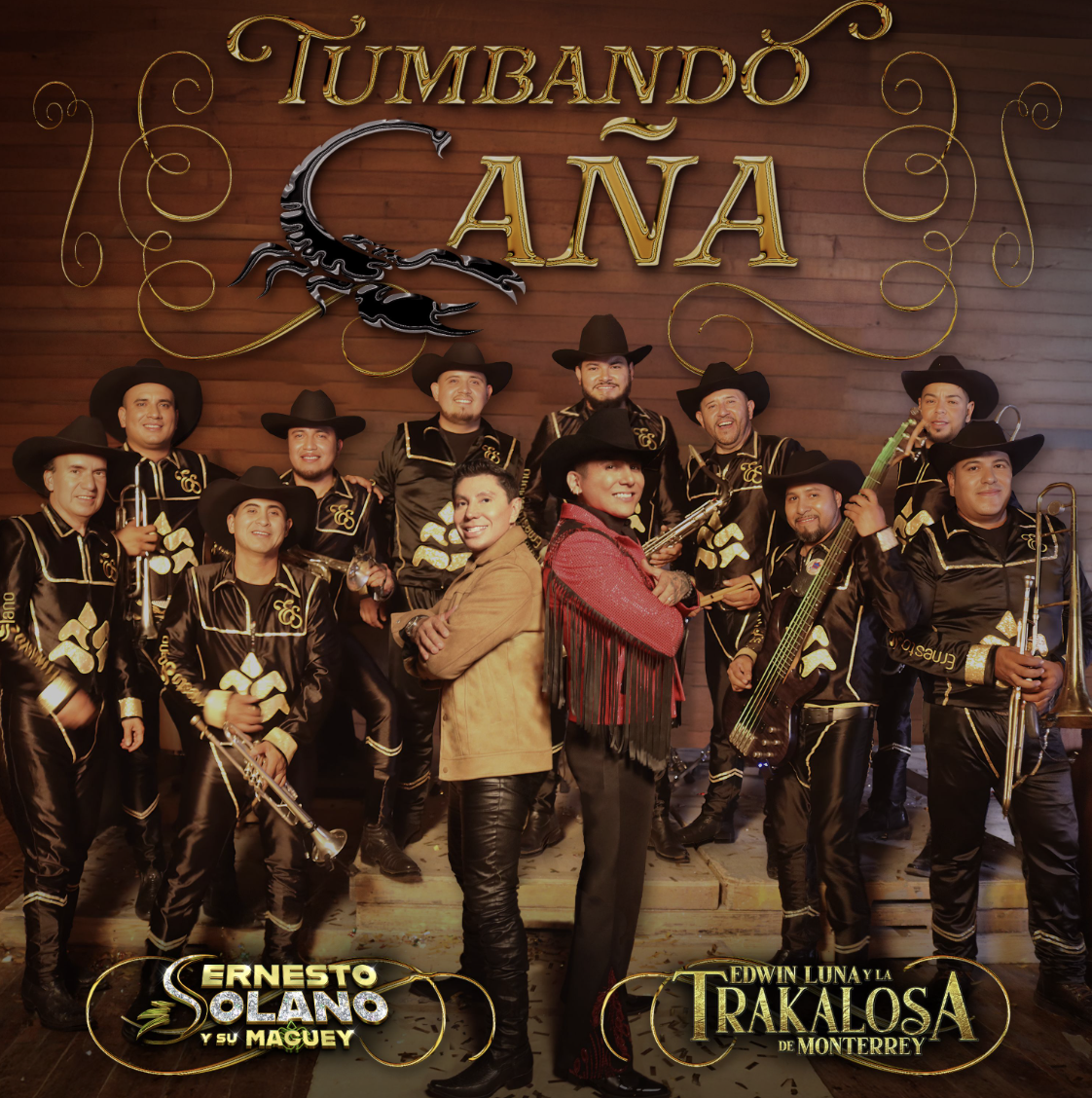 Ernesto Solano y Edwin Luna con La Trakalosa de Monterrey reviven “Tumbando Caña” en una versión explosiva