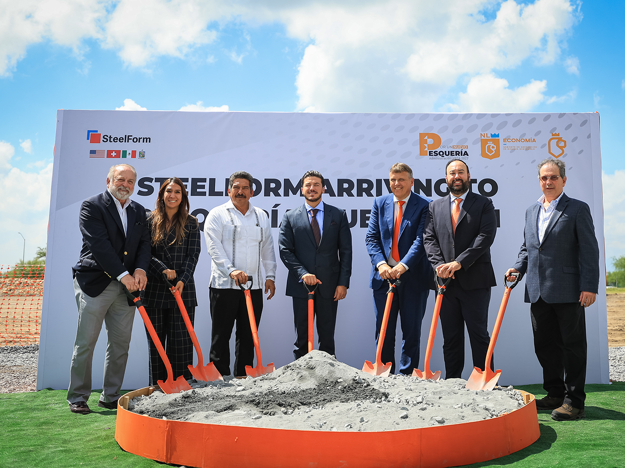 Arranca Gobernador obras de construcción de planta Steelform en Pesquería