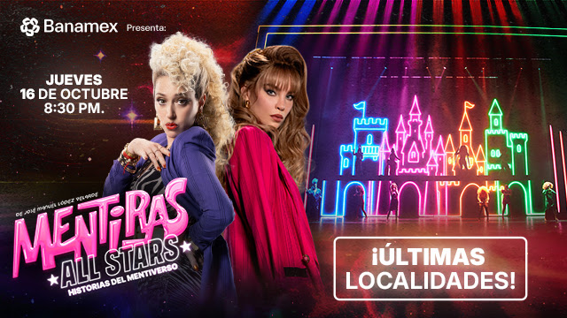 ¡La cuenta regresiva está en marcha!El fenómeno musical más querido de México regresa con una versión que promete hacer historia: MENTIRAS ALL STARS