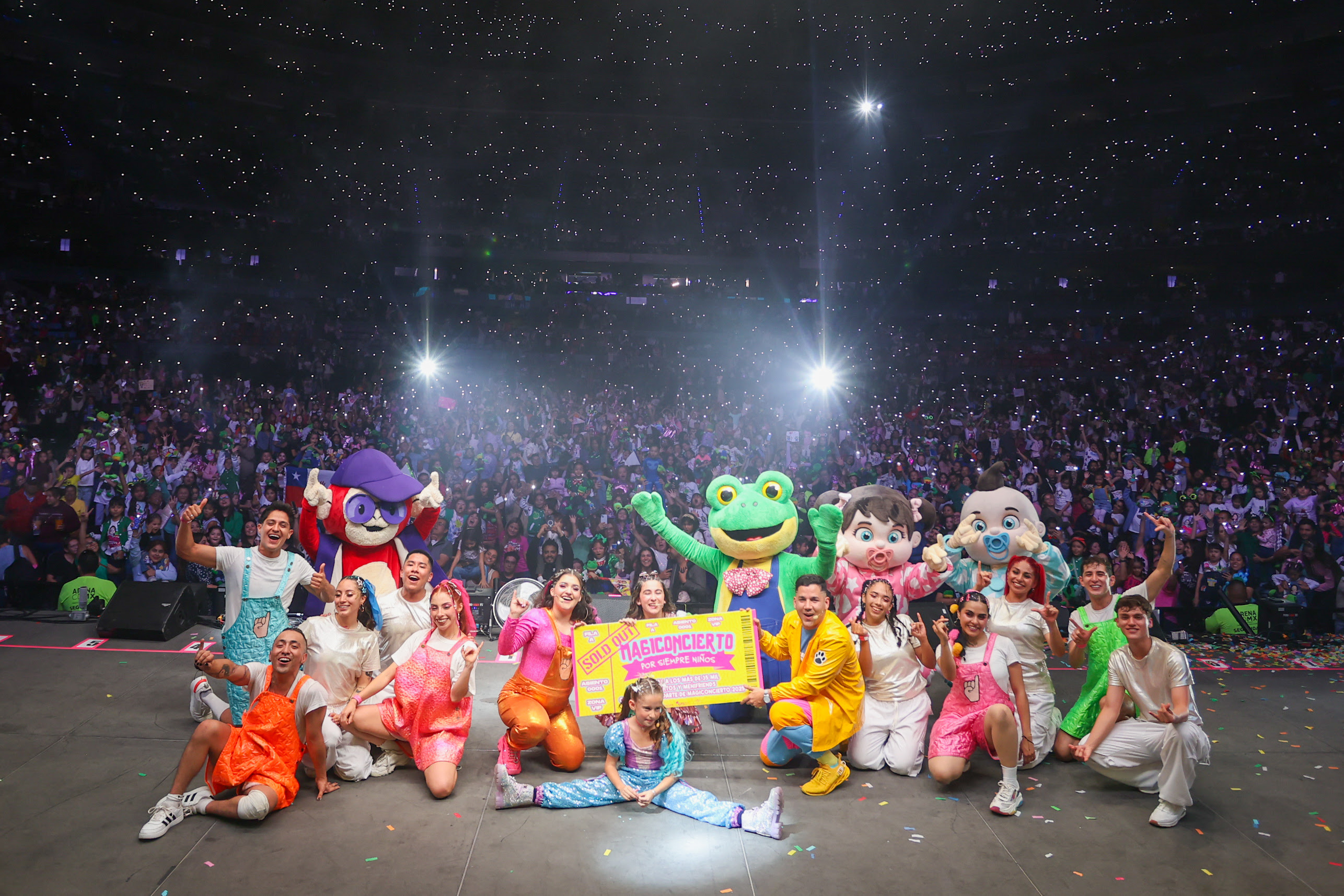 🌈 ¡Un sold out lleno de magia! Los Meñiques de la Casa triunfan en la Arena CDMX