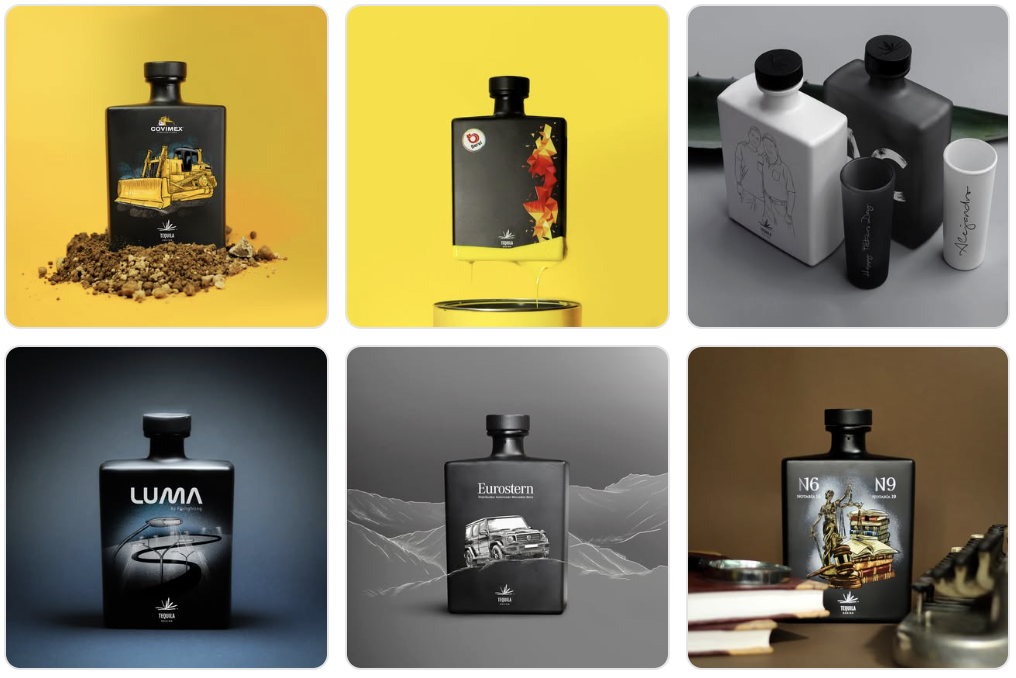 Regala arte en una botella: Tequila DSGN convierte cada obsequio en una pieza de lujo personalizada