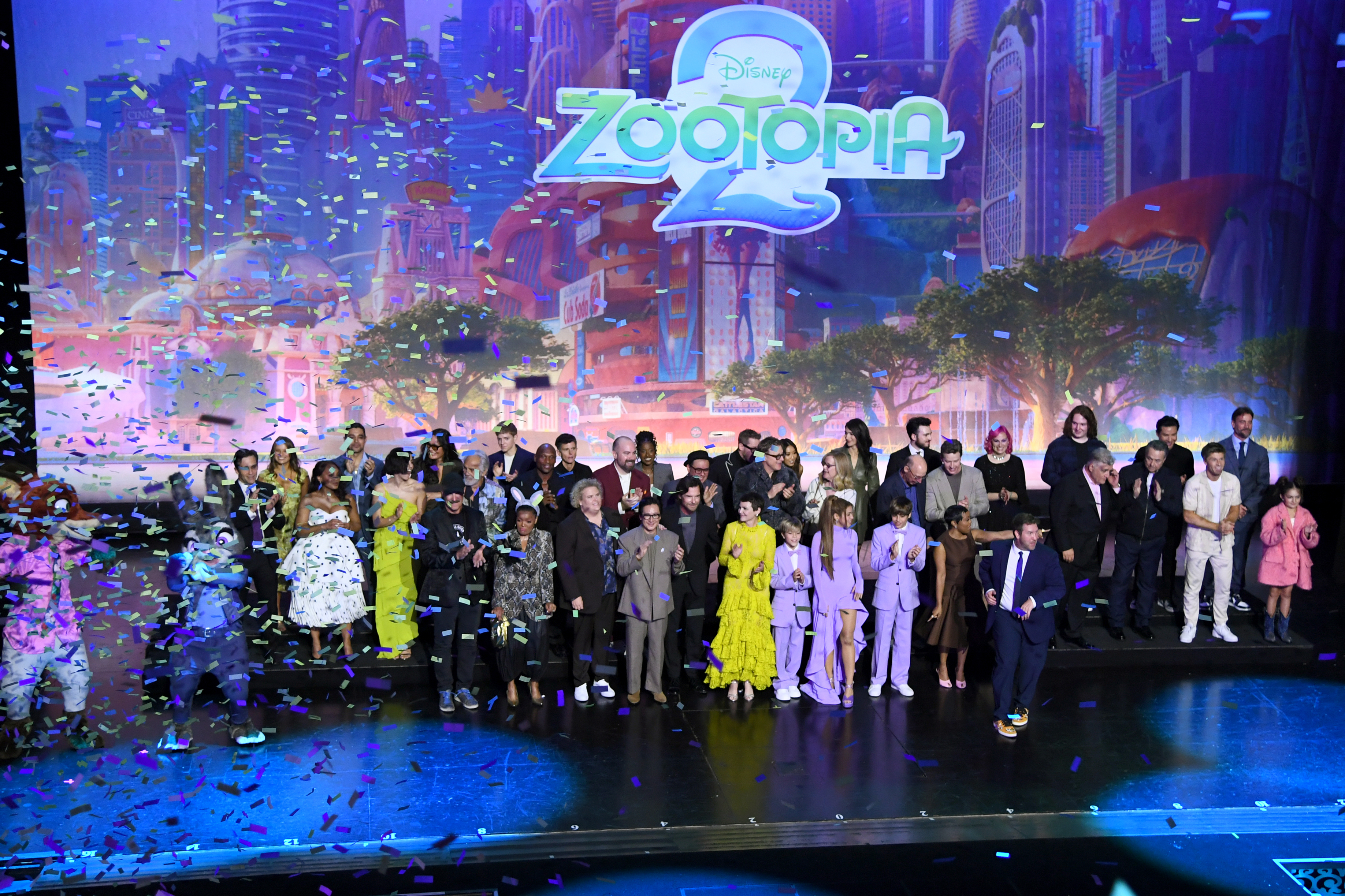 Disney celebra el estreno mundial de Zootopia 2 en Hollywood con su elenco estelar