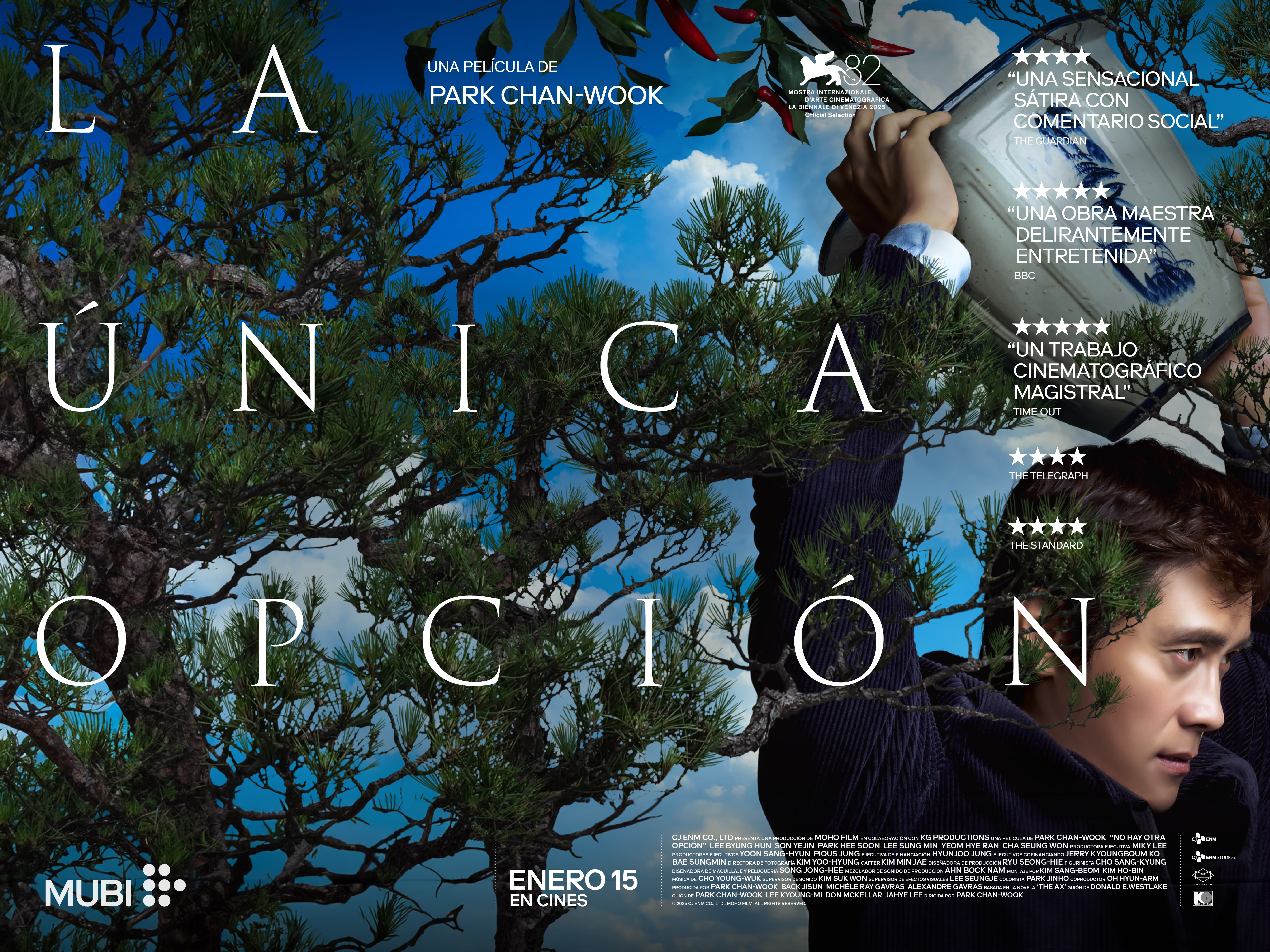 Park Chan-wook regresa a las pantallas mexicanas con La única opción, su nuevo thriller de humor negro que llegará a cines el 15 de enero de 2026