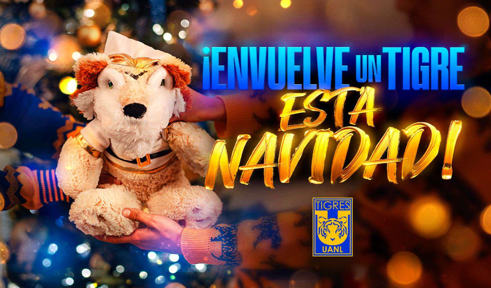 Tigres lanza “Envuelve un Tigre”, la campaña navideña que convertirá cada peluche en abrigo para familias vulnerables