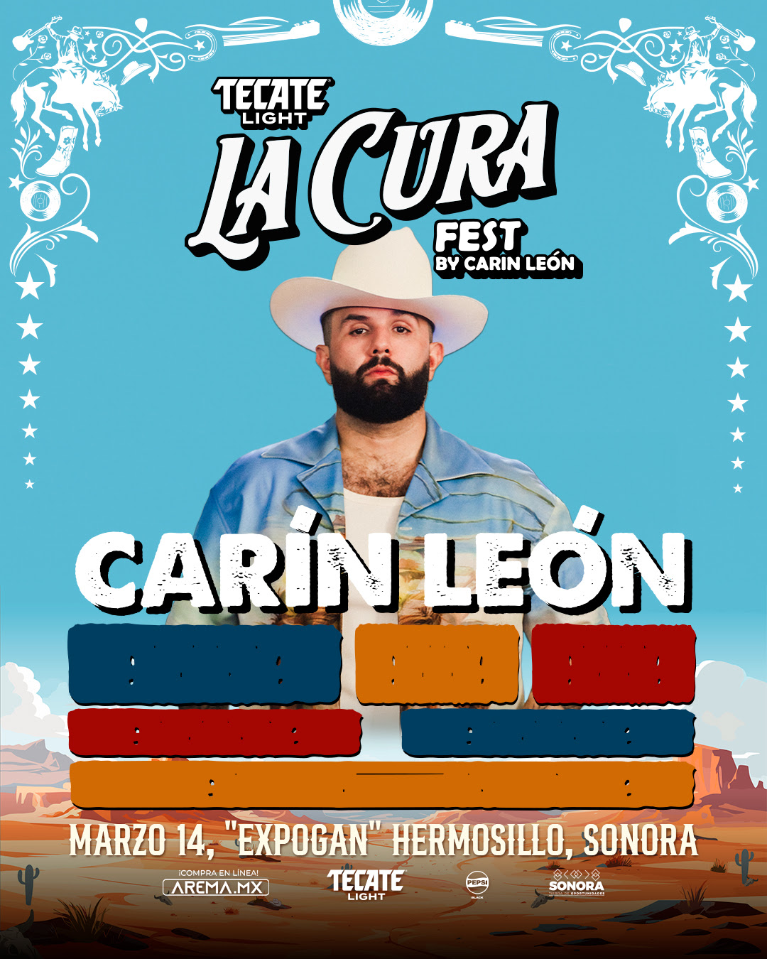 Carín León confirmó el lanzamiento de “La Cura Fest”.
