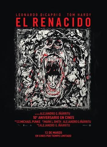 “El Renacido” regresa a los cines por su 10° aniversario