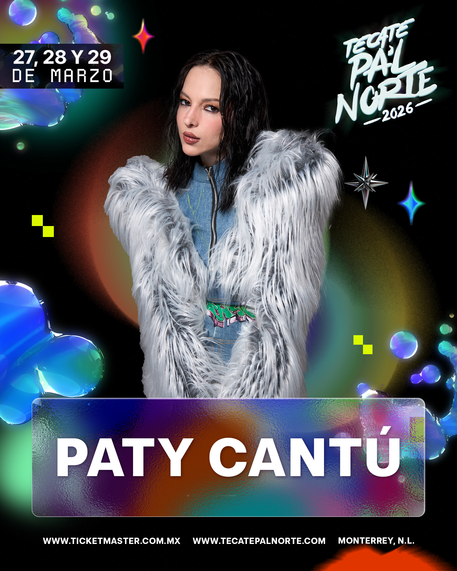 Paty Cantú estrenará su NUEVA ERA en Tecate Pa’l Norte con “Antes de que el mundo se acabe”