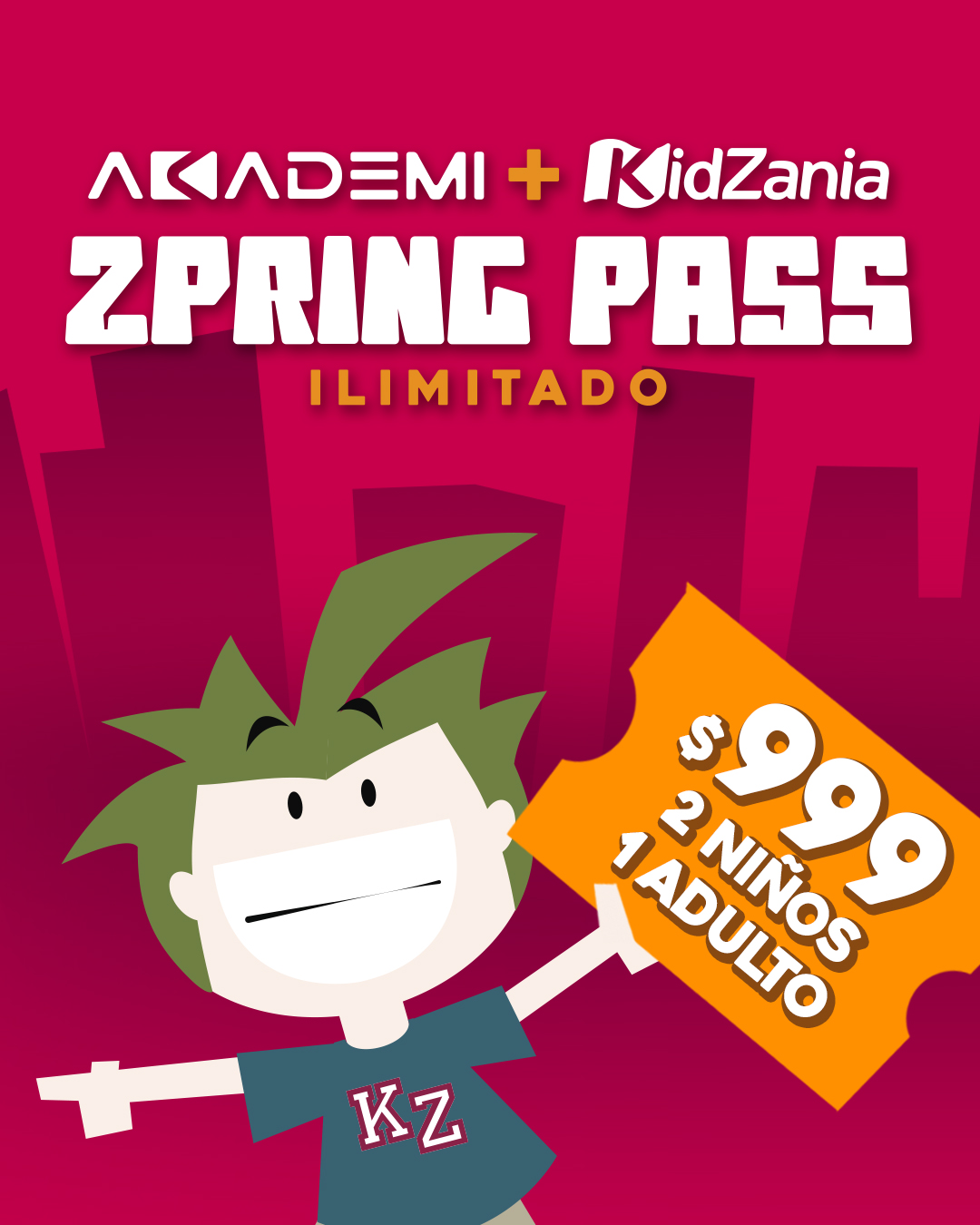 KidZania lanza su primer pase ilimitado para Semana Santa 🎟️✨