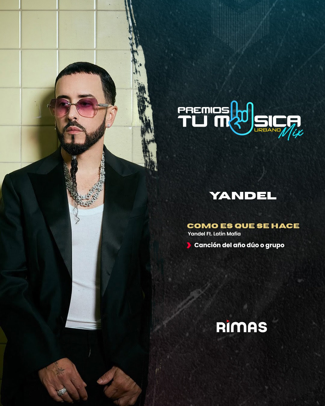 Yandel es nominado junto a Latin Mafia y lidera la radio en México con “Cómo Es Que Se Hace”