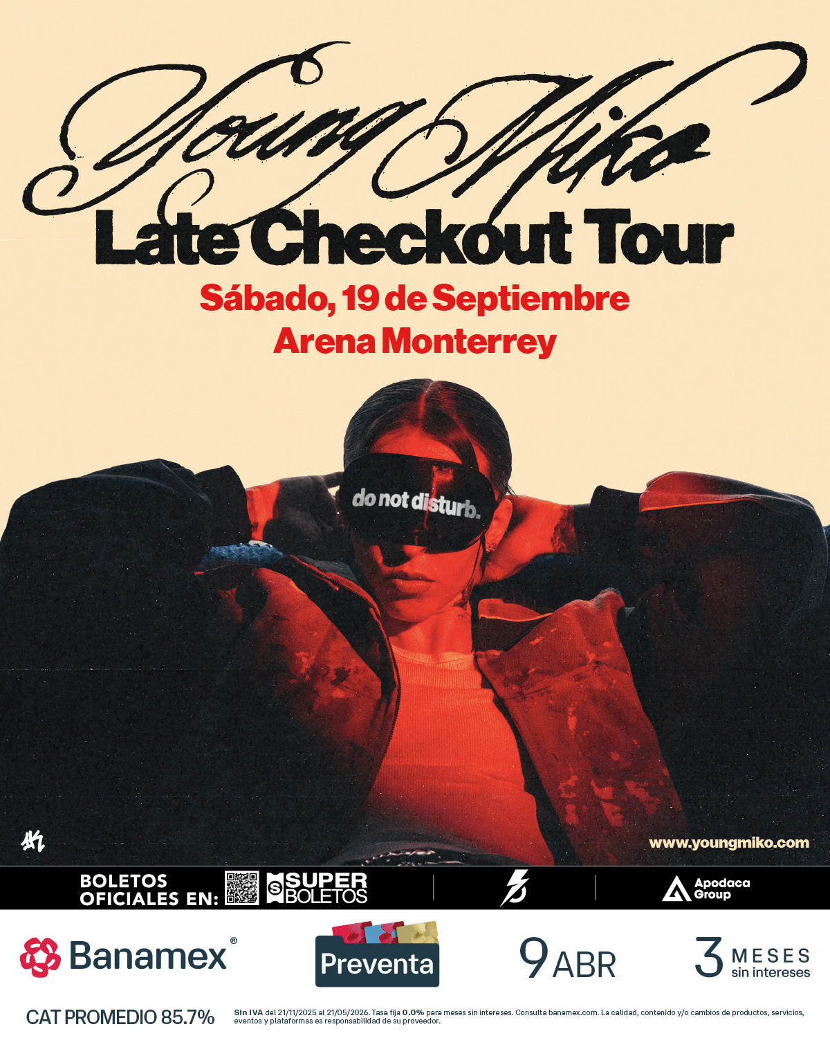 YOUNG MIKO LLEGA A MONTERREY CON EL “LATE CHECKOUT TOUR” 🔥🎤