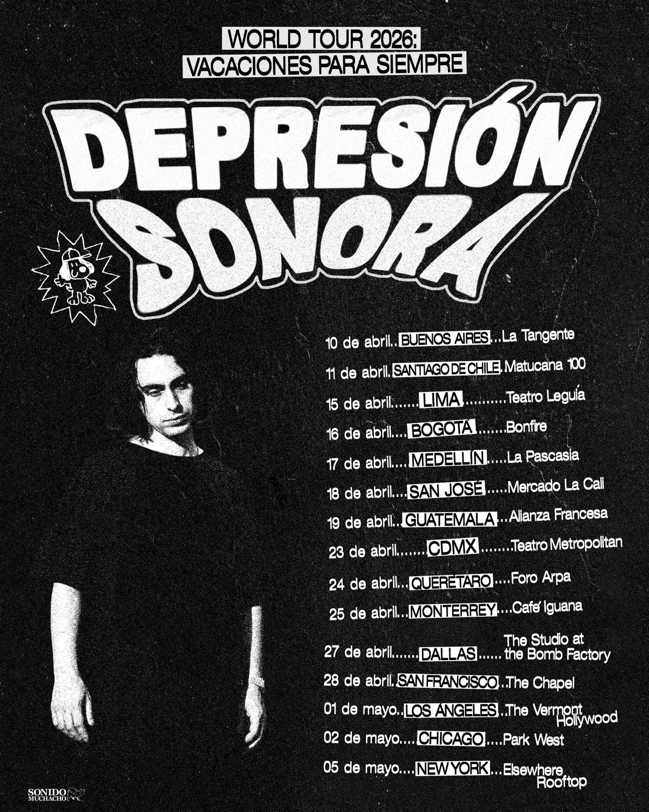 DEPRESIÓN SONORA ANUNCIA SU “VACACIONES PARA SIEMPRE TOUR” 🌍🎤