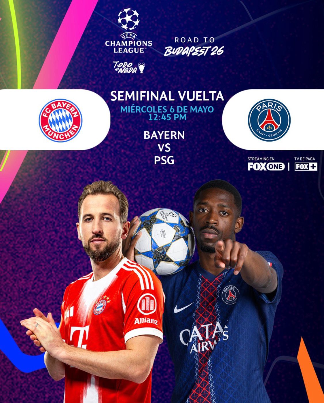 FOX presenta una semana espectacular con Liguilla MX, Champions League y grandes duelos para celebrar a mamá