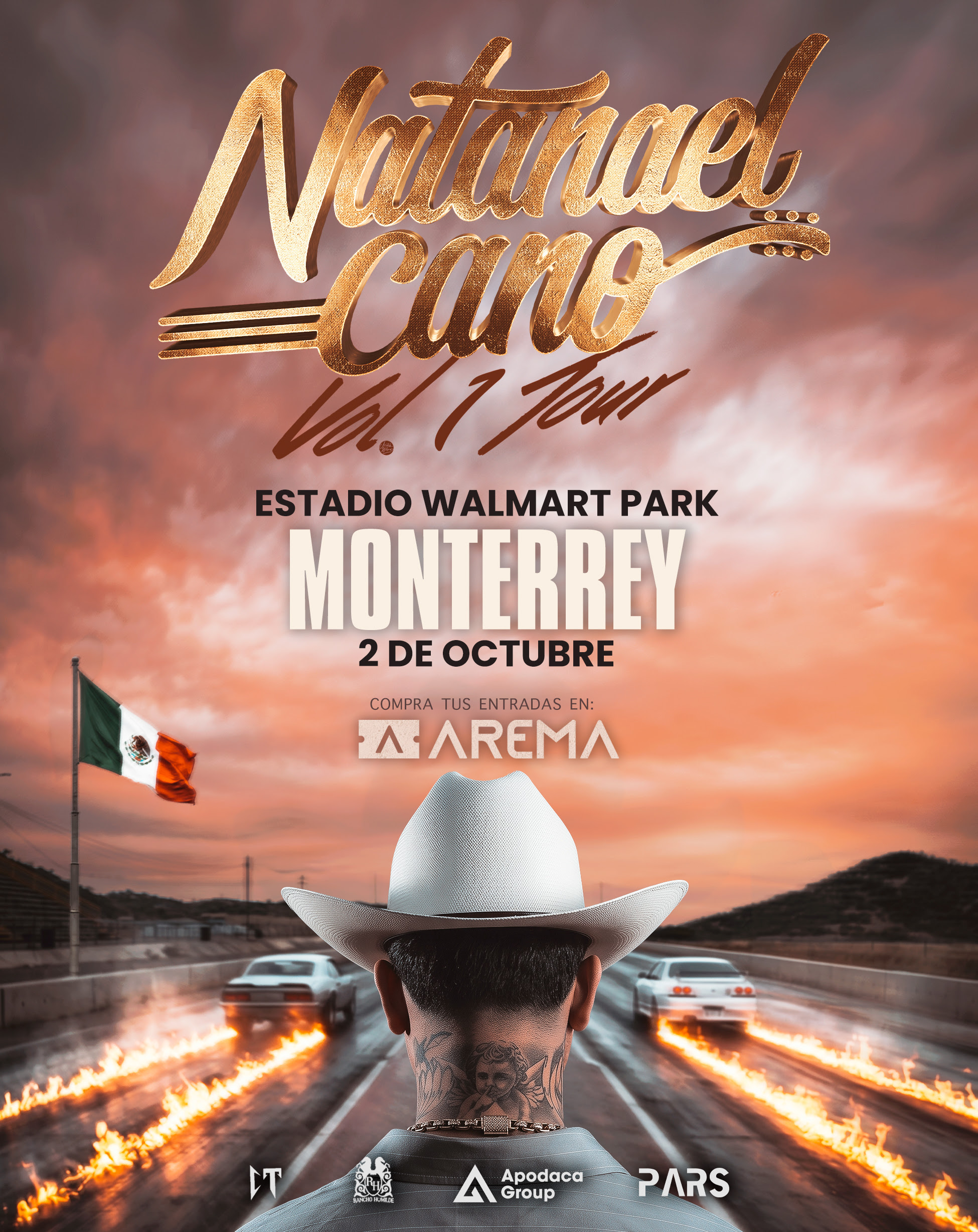 Natanael Cano anuncia concierto en Monterrey con su nueva gira «Natanael Cano, Vol. 1»