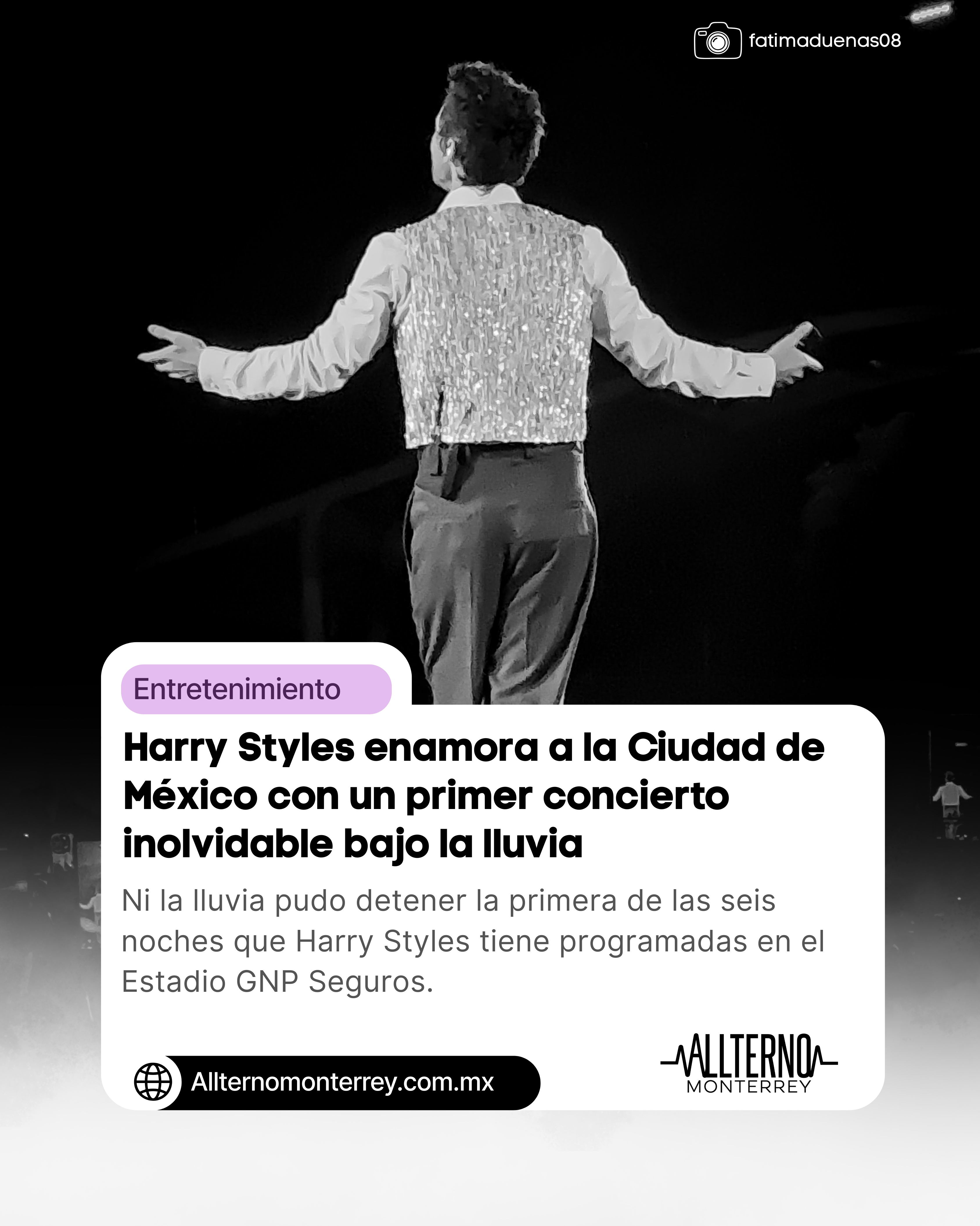 Harry Styles enamora a la Ciudad de México con un primer concierto inolvidable bajo la lluvia