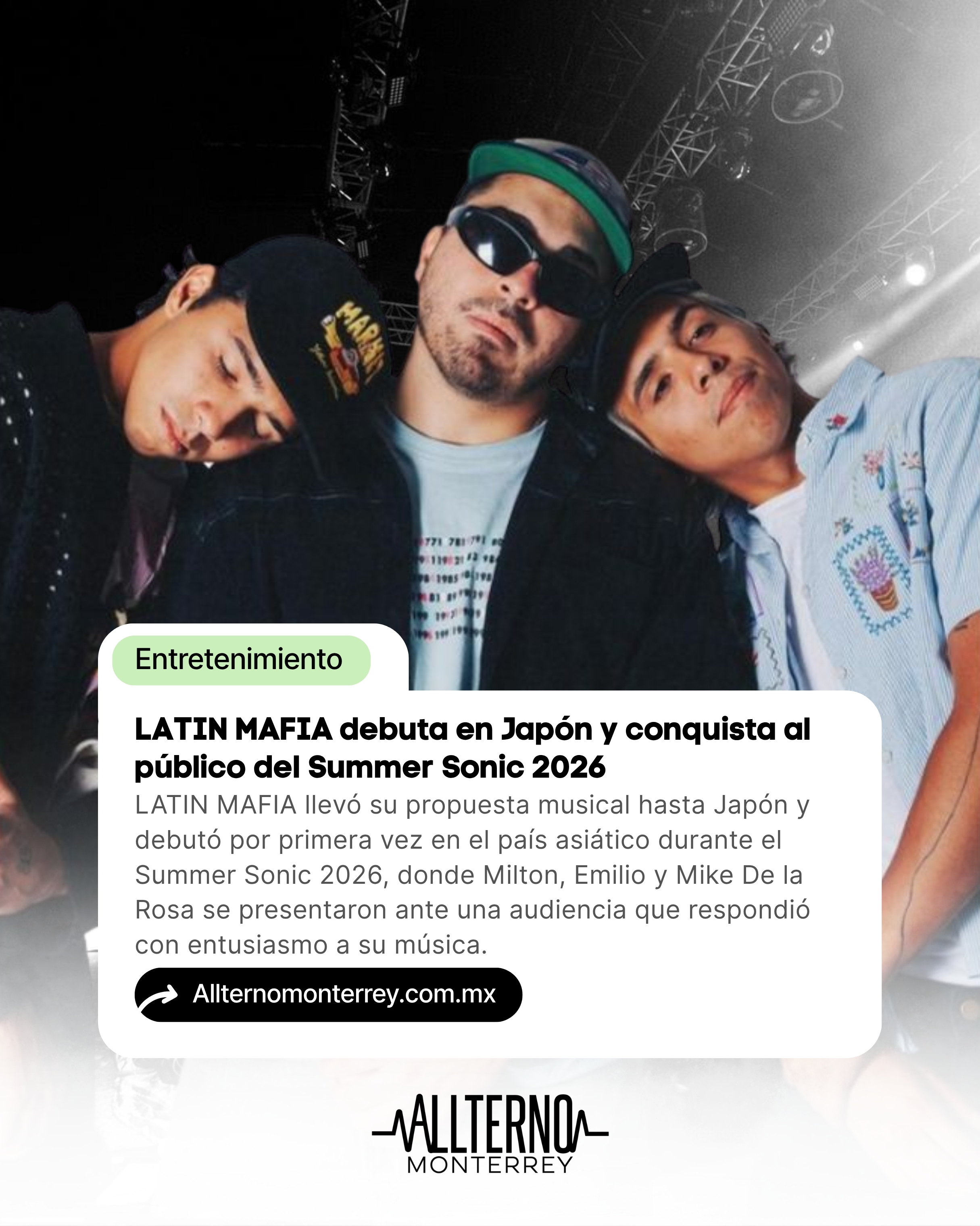 LATIN MAFIA debuta en Japón y conquista al público del Summer Sonic 2026