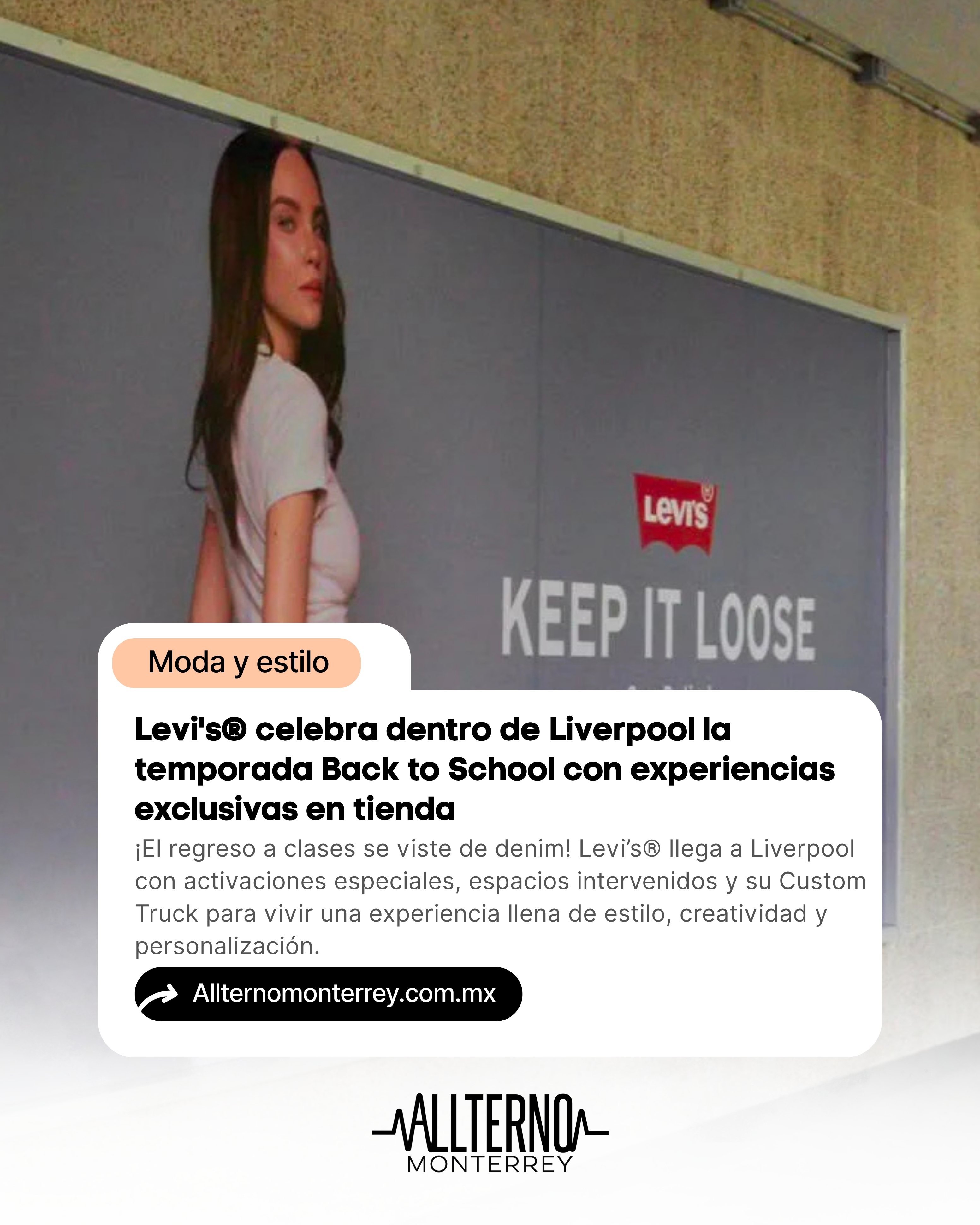 Levi’s® lleva el denim y la personalización a Liverpool con activaciones de Back to School