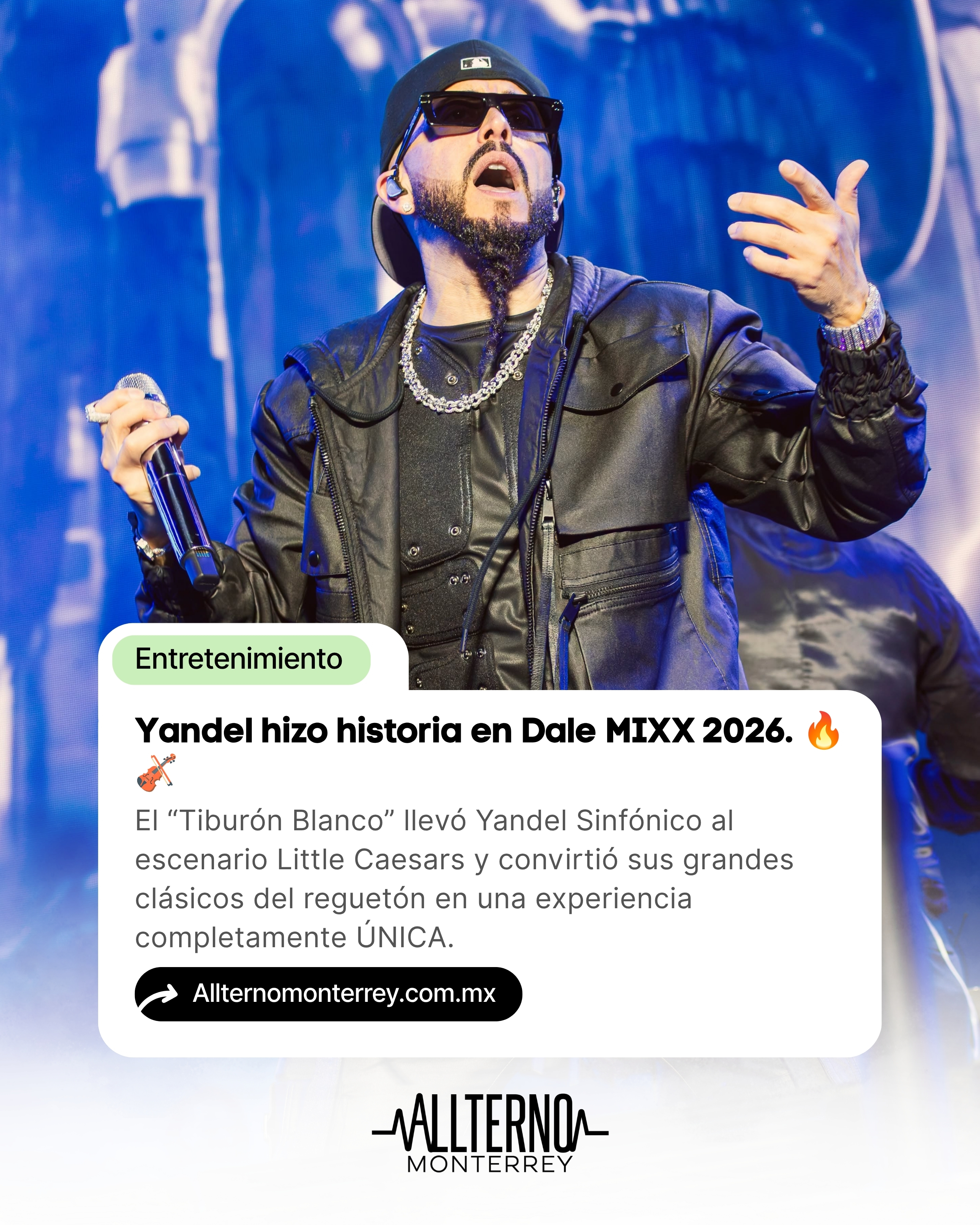 Yandel Sinfónico conquista Dale MIXX 2026 con la fuerza de una leyenda