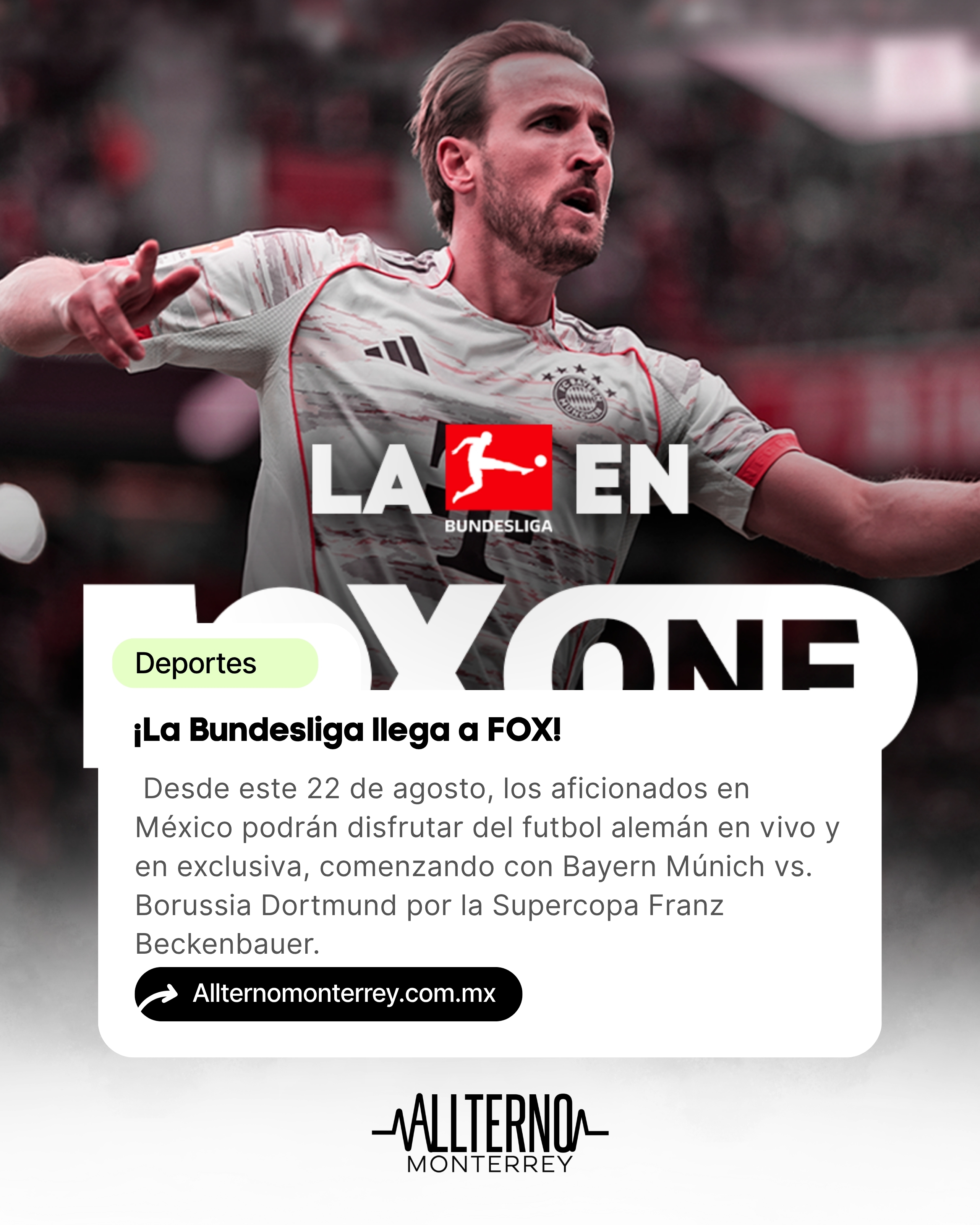 FOX llevará la Bundesliga en exclusiva a México a partir de la temporada 2026-2027