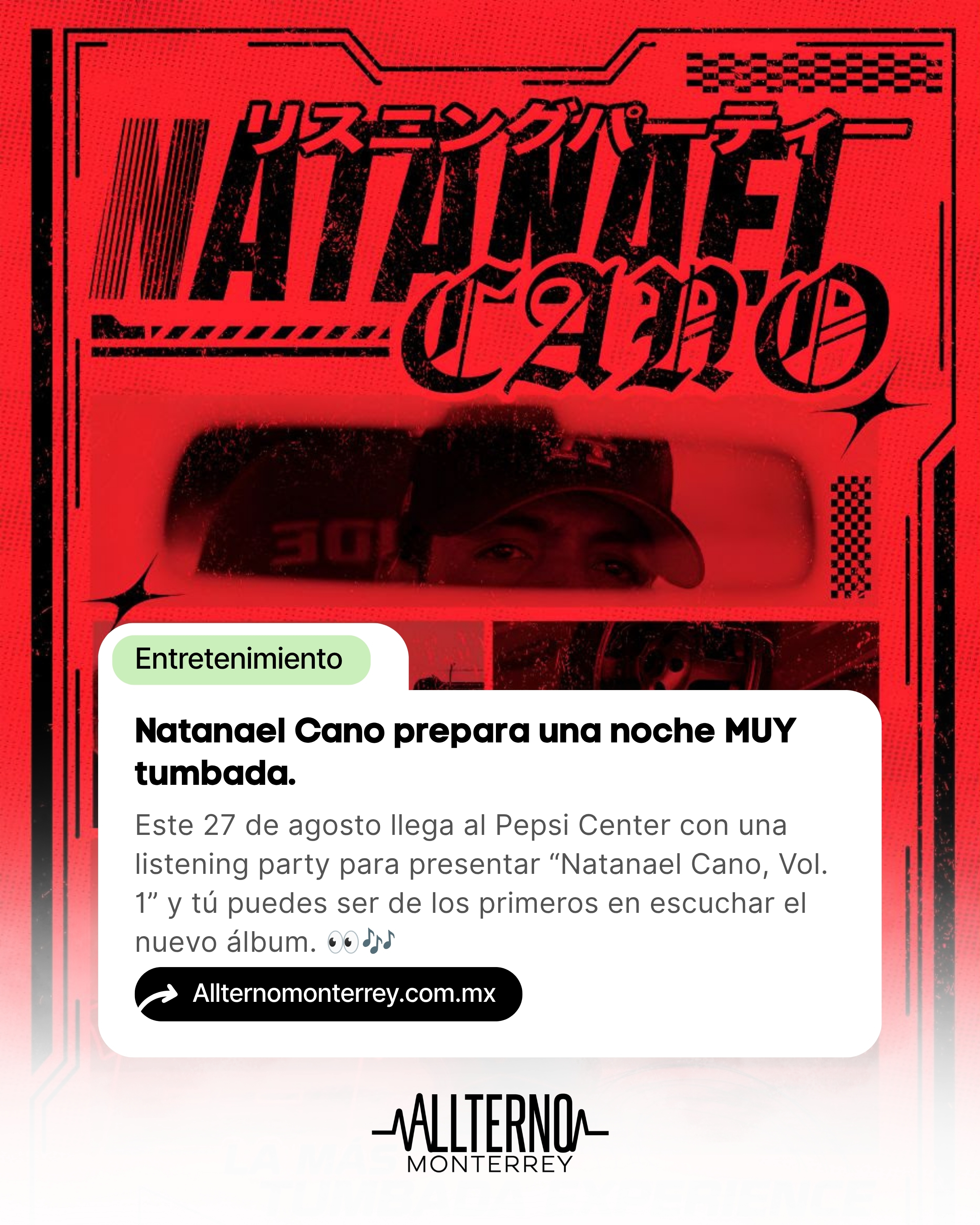Natanael Cano presentará su nuevo álbum en una listening party en el Pepsi Center